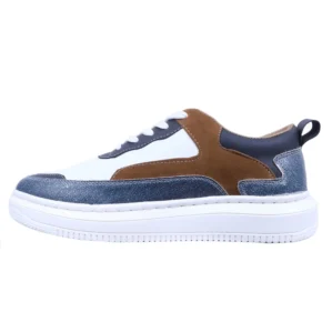 Zodack Canyon Edge Sneakers (White & Denim Blue)